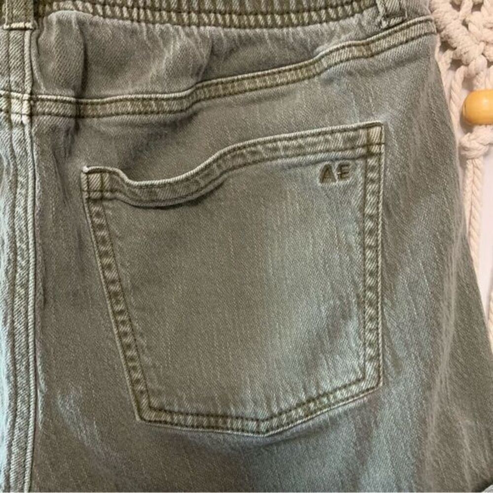 AMERICAN‎ EAGLE Women's Tomgirl Olive Green Shorts Size 0 - Picture 6 of 14